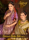 Gulzaar Satin Silk Vol 1 By Saroj Satin Silk Saree Collections